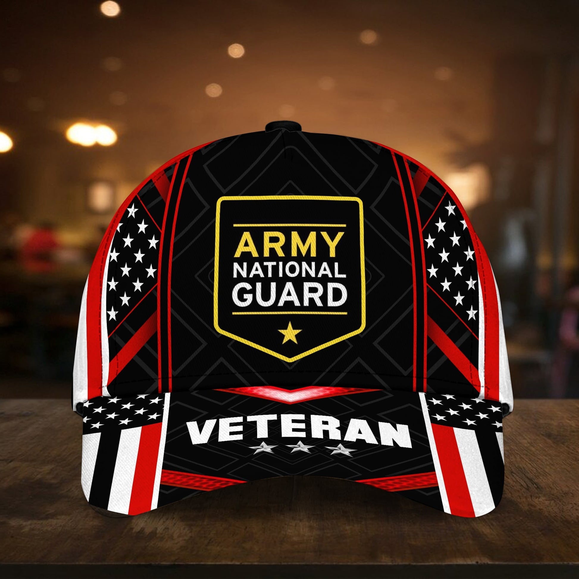 BlueJose Unique Army National Guard Veteran Cap PVC150610