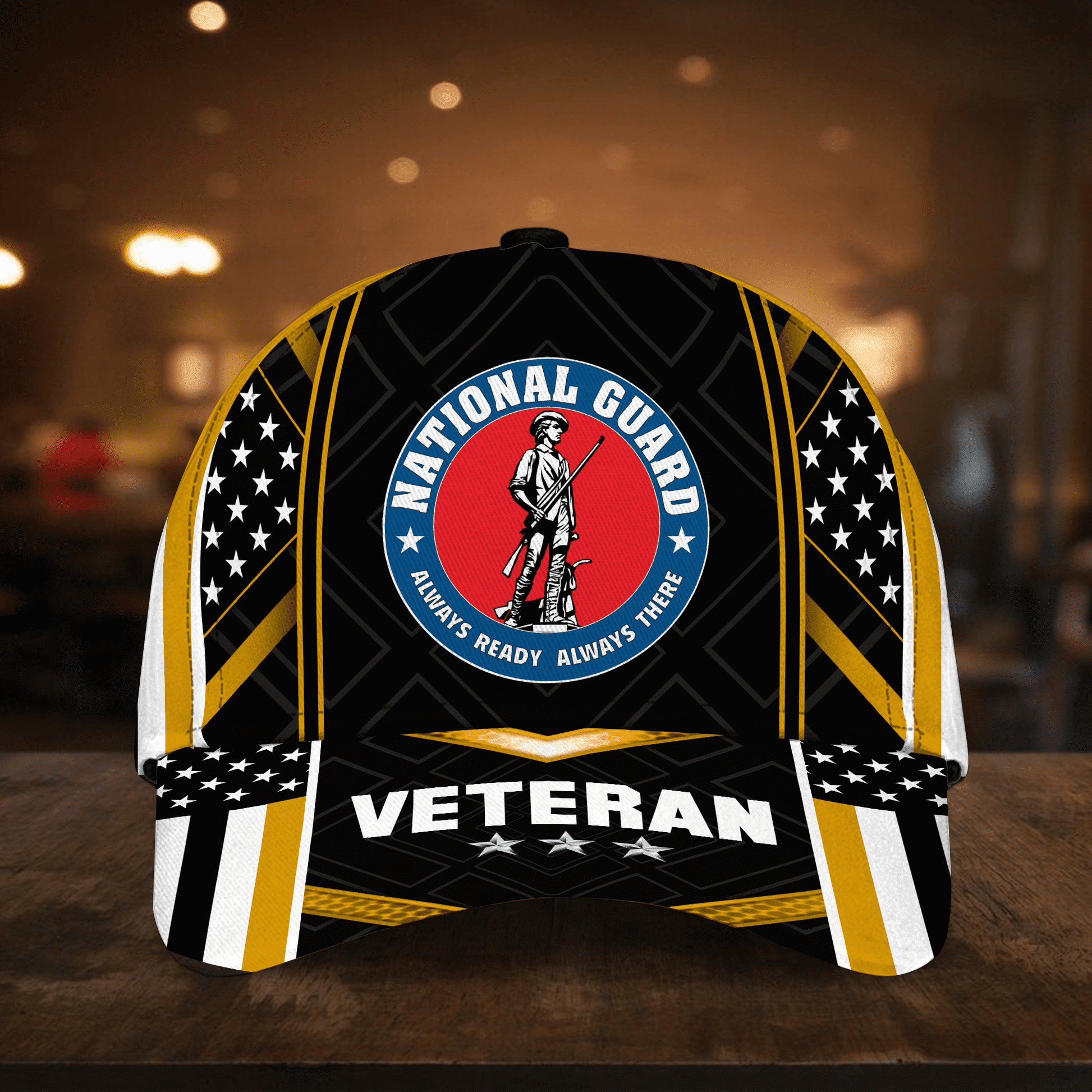 BlueJose Unique Army National Guard Veteran Cap PVC150610