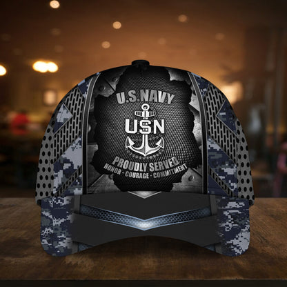 BlueJose Camo Soldiers Multiservice U.S Veteran Cap PVC270603