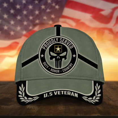 BlueJose Badass Puniskull Multiservice U.S Veteran Cap NPVC150503