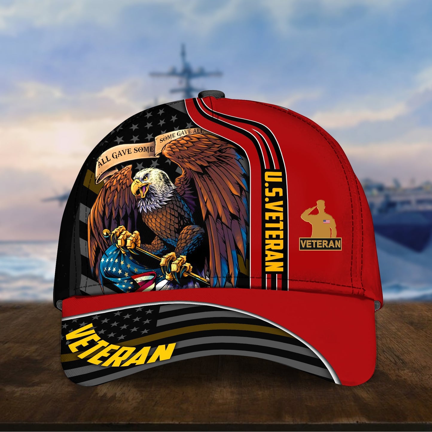BlueJose Premium Honoring All Who Served US Veteran Cap NPVC171002