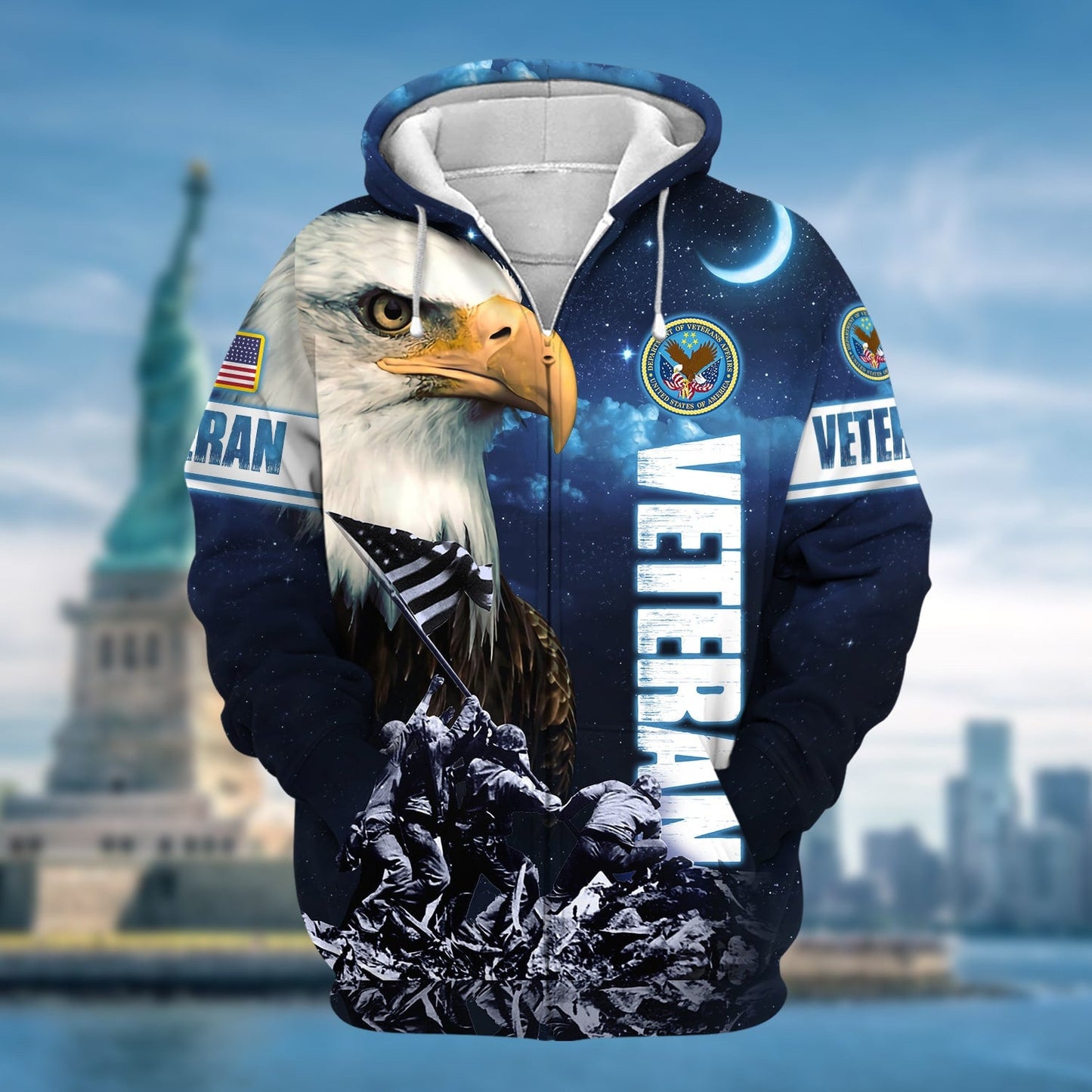 Frenzidea Unique Freedom Honor Protect US Veteran
