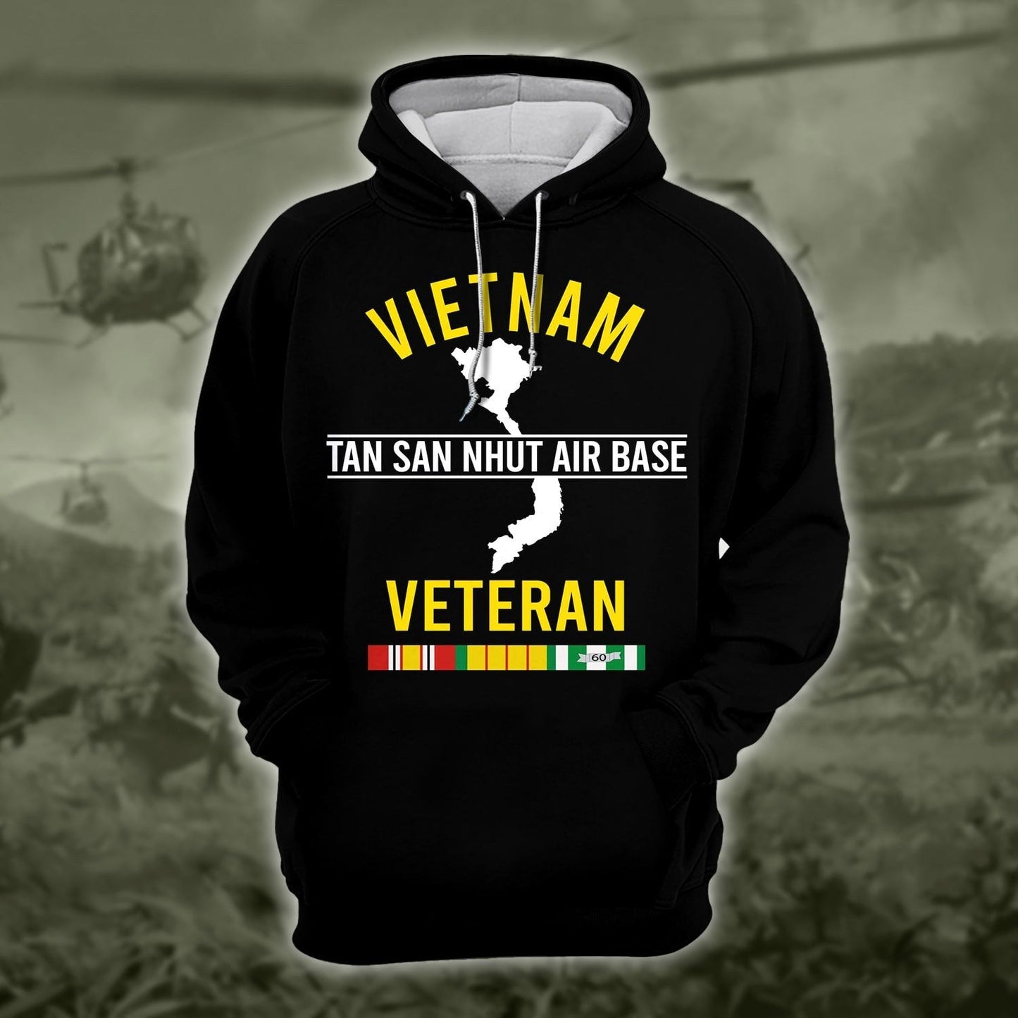 Frenzidea Premium Vietnam Veteran Hoodie