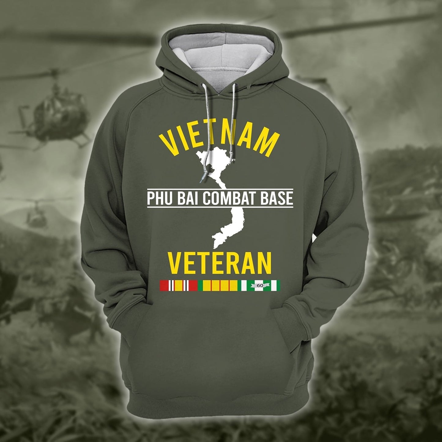 Frenzidea Premium Vietnam Veteran Hoodie