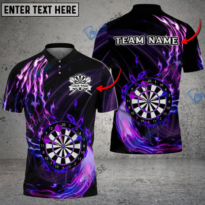 Frenzidea Darts Fire Claws Personalized Name, Team Name 3D Shirt (4 Colors)