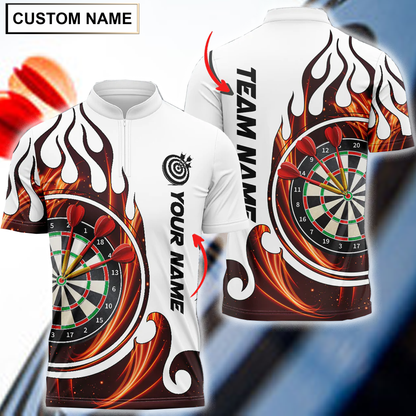 Frenzidea Fire Blaster Darts Personalized Name, Team Name 3D Shirt (4 Colors)