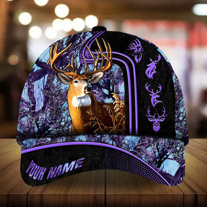 Frenzidea Beautiful Deer Hunting Camo Personalized Cap 3D