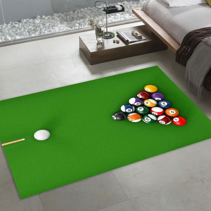 Frenzidea Green Field Colourful Ball Sports Rug
