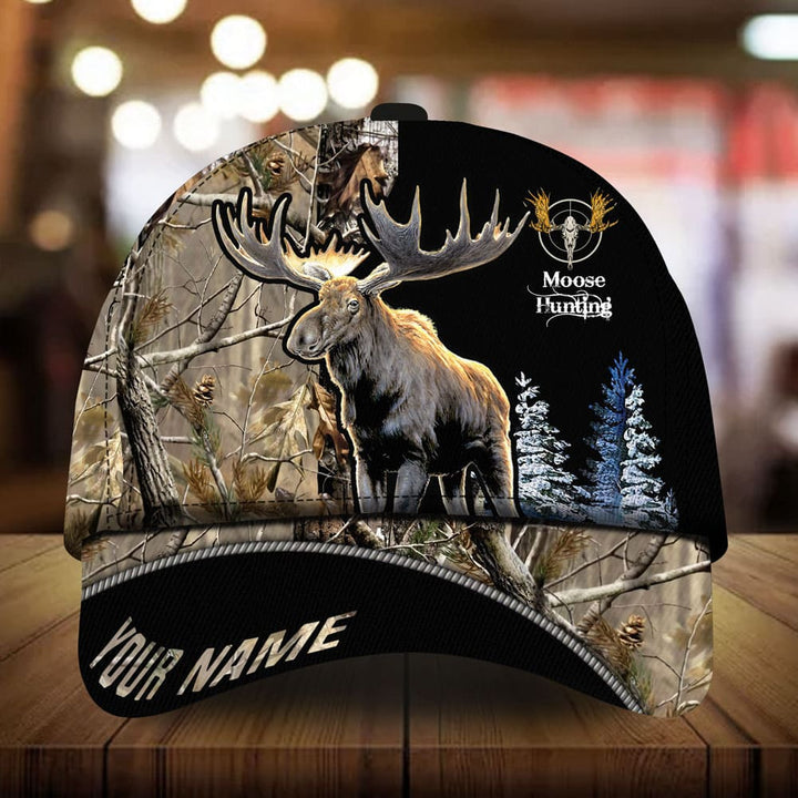 Frenzidea Loralle Moose Hunting Personalized Cap