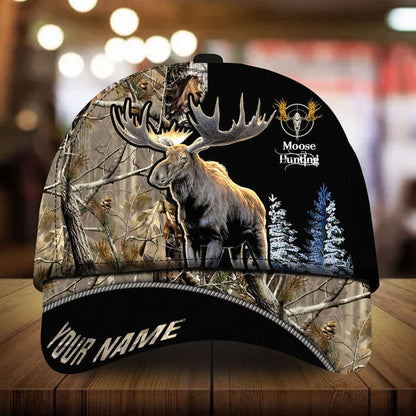 Frenzidea Loralle Moose Hunting Personalized Cap