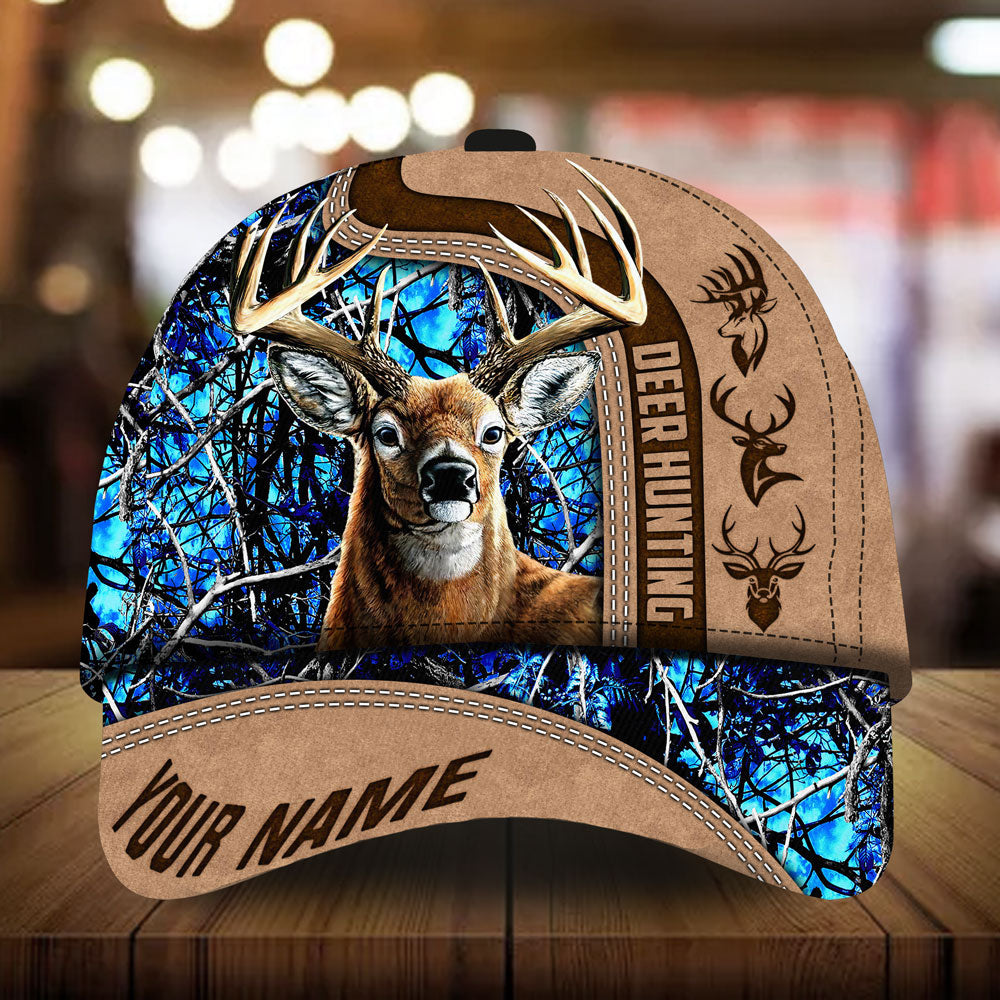 Frenzidea Ashley Whitely Deer Hunting Multicolor Camo Personalized Cap