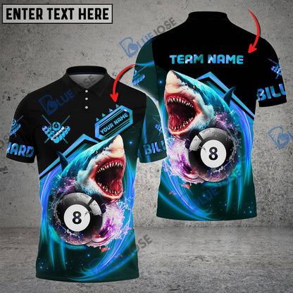 Frenzidea Billiards Ball 8 Bling Pool Shark Personalized Name, Team Name 3D Shirt