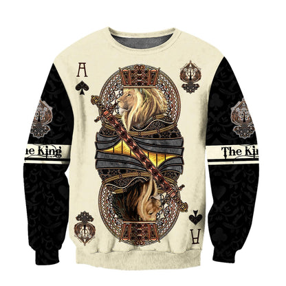 Frenzidea King Ace Spade Lion Poke Polo Shirt