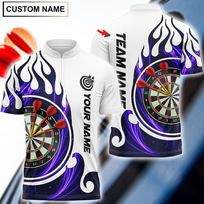 Frenzidea Fire Blaster Darts Personalized Name, Team Name 3D Shirt (4 Colors)