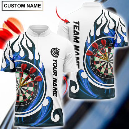 Frenzidea Fire Blaster Darts Personalized Name, Team Name 3D Shirt (4 Colors)