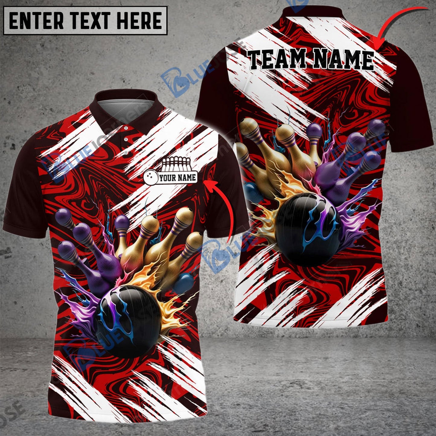 frenzidea Bowling And Pins Disturbance Of The Magnetic Field Customized Name 3D Shirt (4 Colors)
