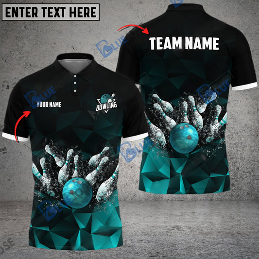 frenzidea Bowling And Pins Destroy The Universe Customized Name 3D Shirt (4 Colors)