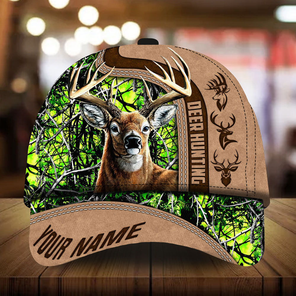 Frenzidea Ashley Whitely Deer Hunting Multicolor Camo Personalized Cap