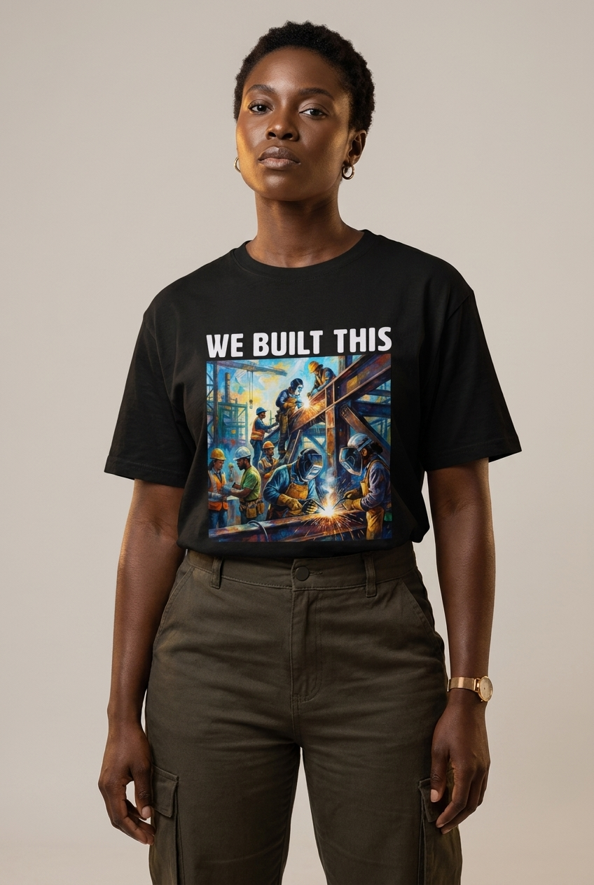 We Built This: The Legacy of Labor Graphic T-Shirt - RootednLoud