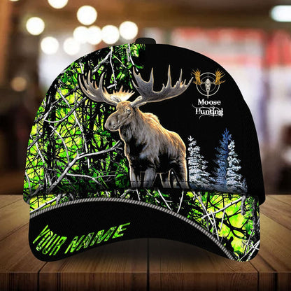 Frenzidea Loralle Moose Hunting Personalized Cap