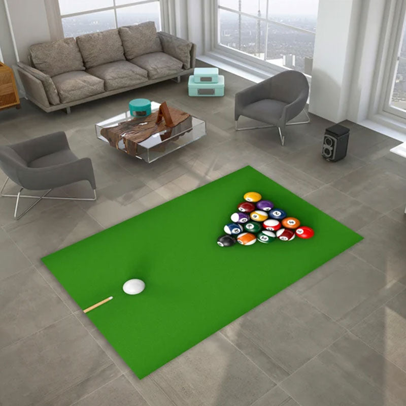Frenzidea Green Field Colourful Ball Sports Rug