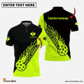 Frenzidea Pickleball Lime Green Personalized Name, Team Name Unisex Shirt