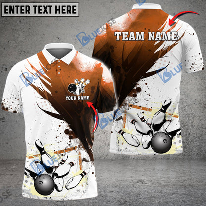 frenzidea Bowling And Pins Legend Returns Customized Name 3D Shirt (4 Colors)