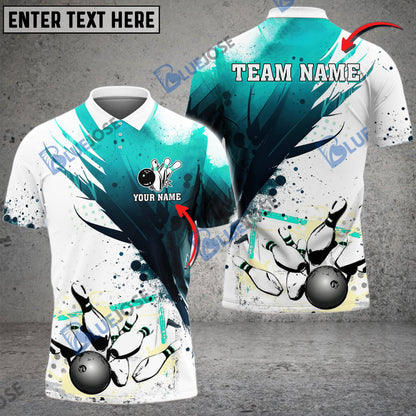 frenzidea Bowling And Pins Legend Returns Customized Name 3D Shirt (4 Colors)