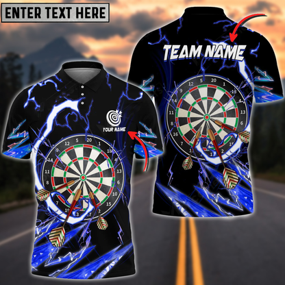 Frenzidea Breath Of Thunder Darts Personalized Name, Team Name 3D Shirt (6 Colors)