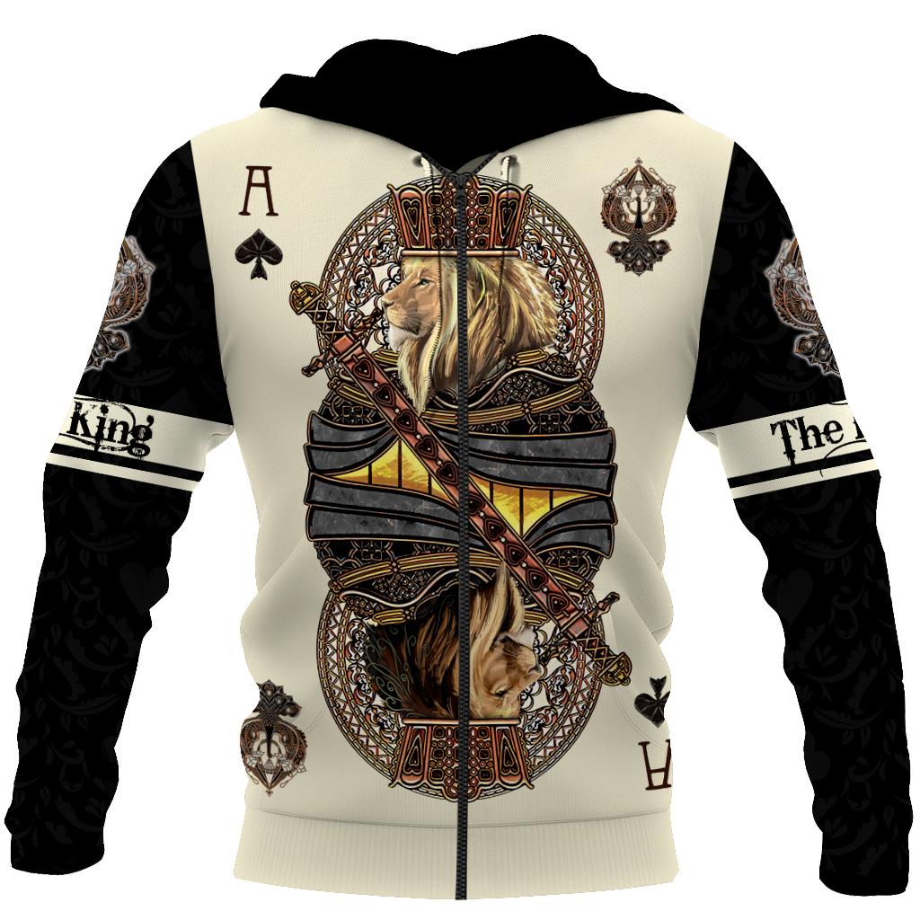 Frenzidea King Ace Spade Lion Poke Polo Shirt