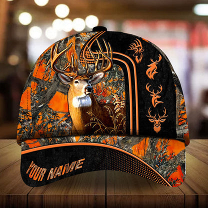 Frenzidea Beautiful Deer Hunting Camo Personalized Cap 3D