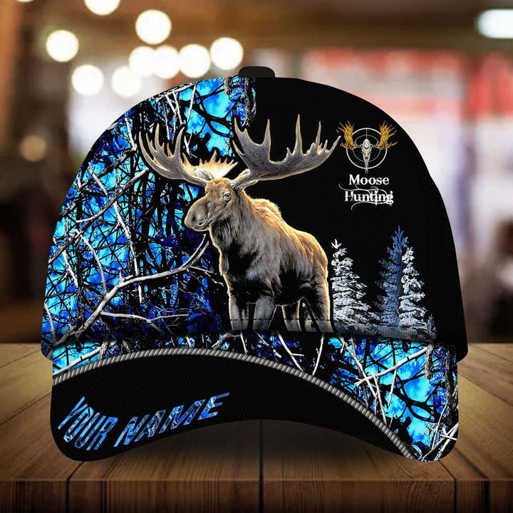 Frenzidea Loralle Moose Hunting Personalized Cap