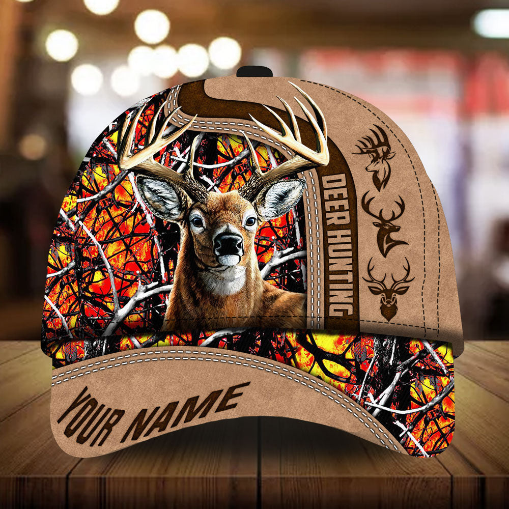 Frenzidea Ashley Whitely Deer Hunting Multicolor Camo Personalized Cap