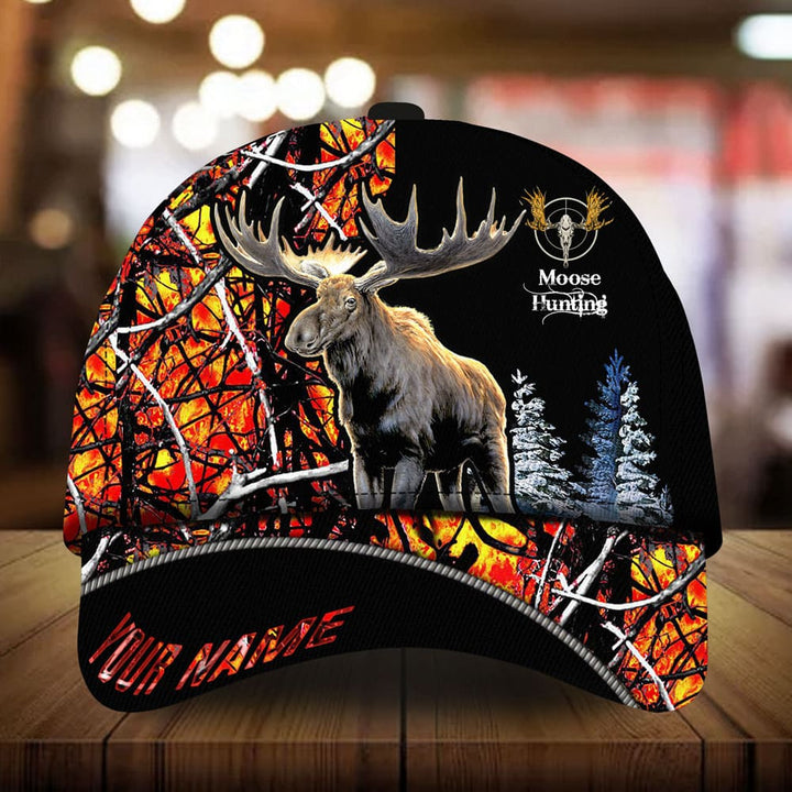 Frenzidea Loralle Moose Hunting Personalized Cap