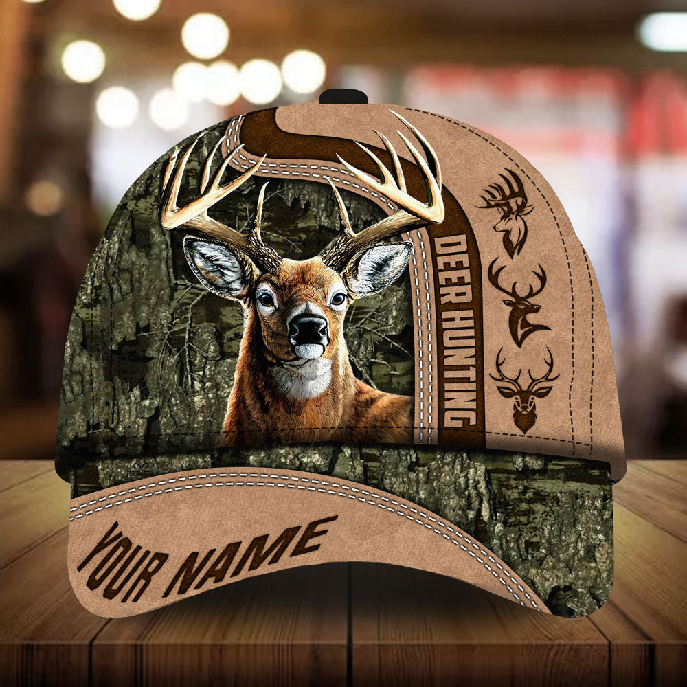 Frenzidea Ashley Whitely Deer Hunting Multicolor Camo Personalized Cap