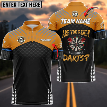 Frenzidea Darts Sport Personalized Name, Team Name 3D Shirt (6 Colors)