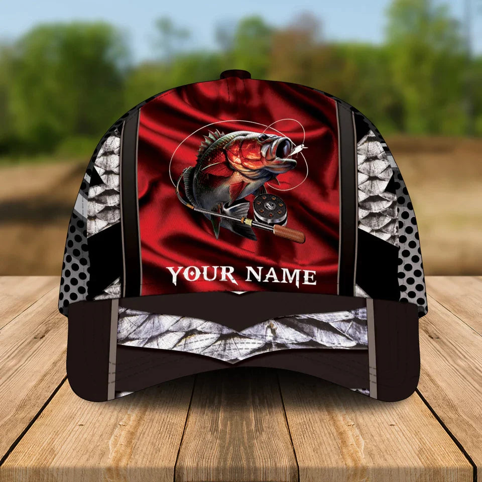 Frenzidea Personalized Fishing Redsola Cap