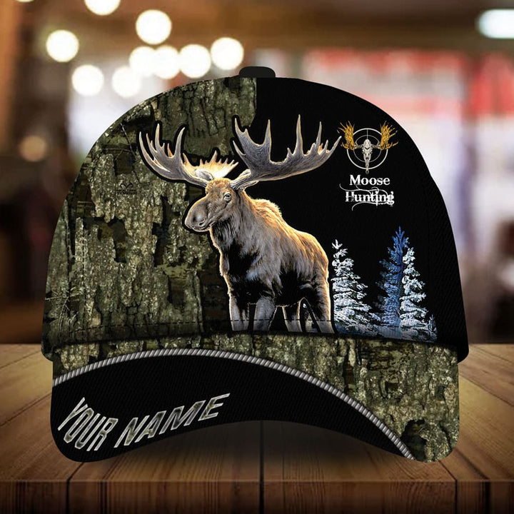 Frenzidea Loralle Moose Hunting Personalized Cap