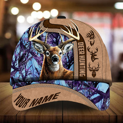 Frenzidea Ashley Whitely Deer Hunting Multicolor Camo Personalized Cap