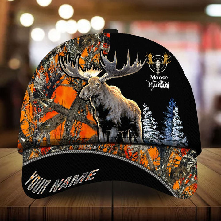 Frenzidea Loralle Moose Hunting Personalized Cap