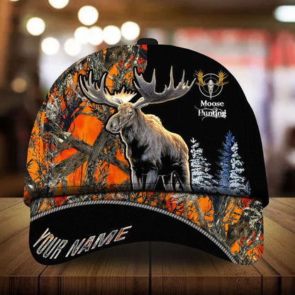 Frenzidea Loralle Moose Hunting Personalized Cap