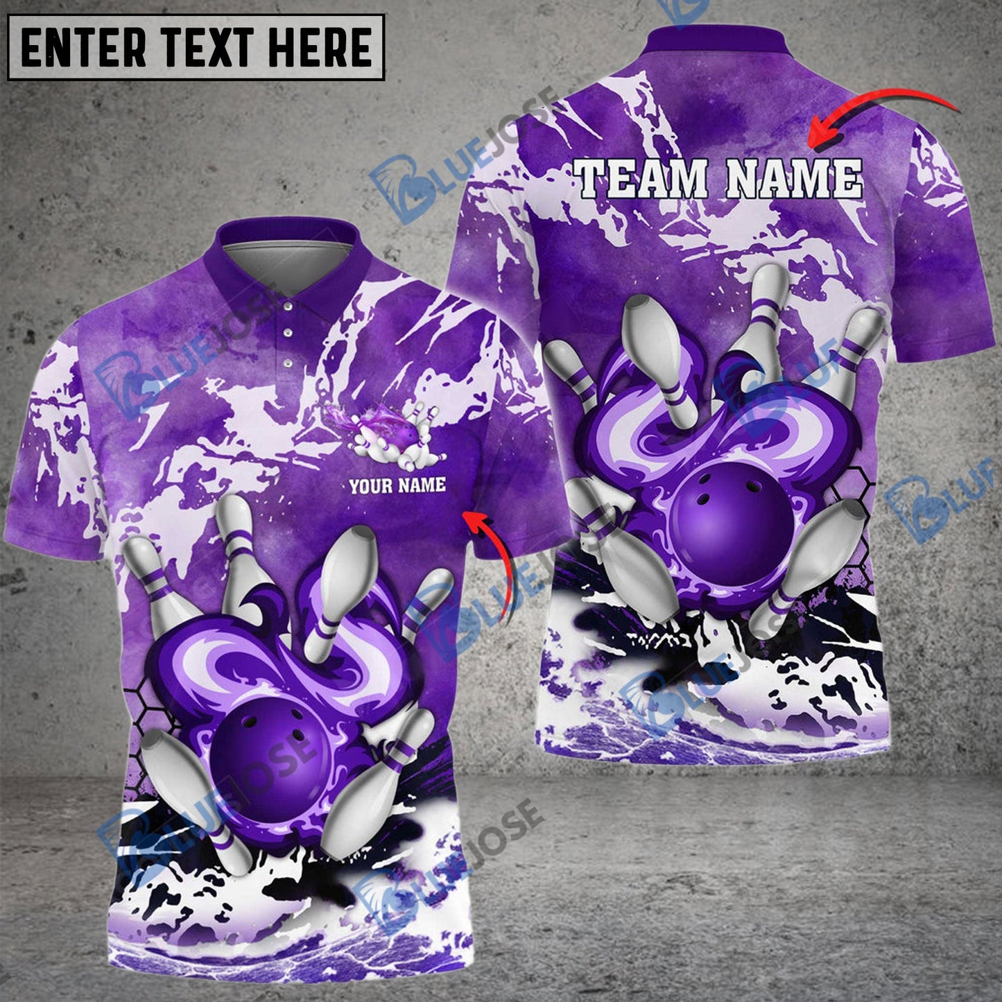 frenzidea Bowling And Pins The Fury Of The Sea Customized Name 3D Shirt (4 Colors)