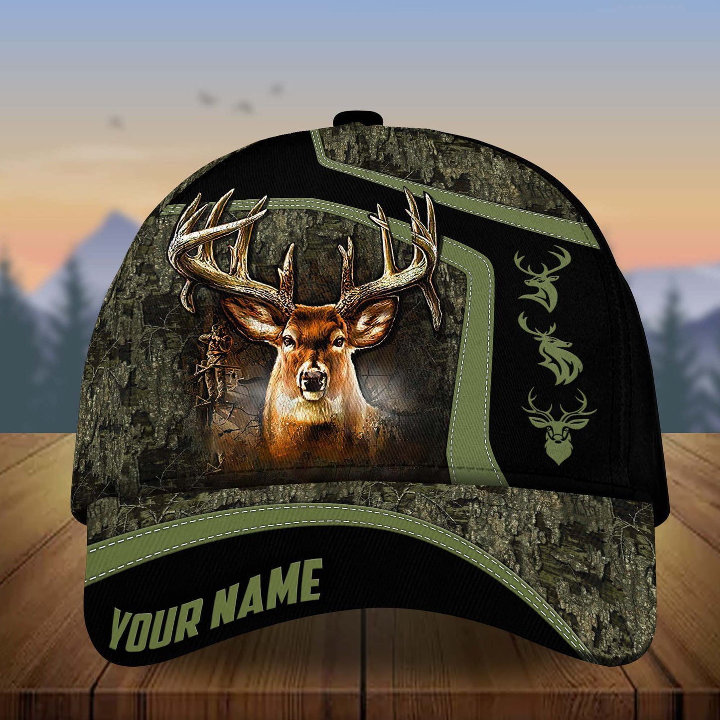 Frenzidea Premium Deer Hunting Collab Artist Personalized Classic Cap