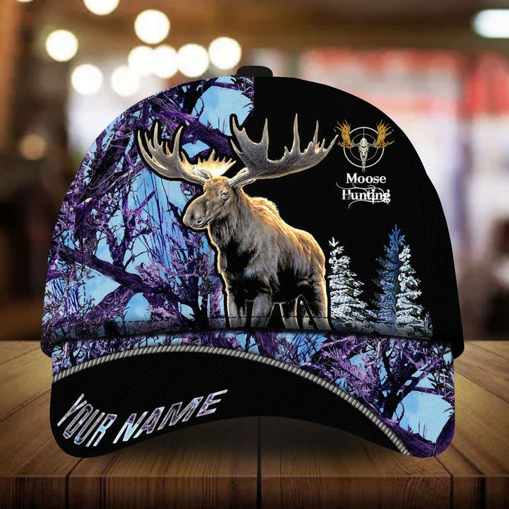 Frenzidea Loralle Moose Hunting Personalized Cap