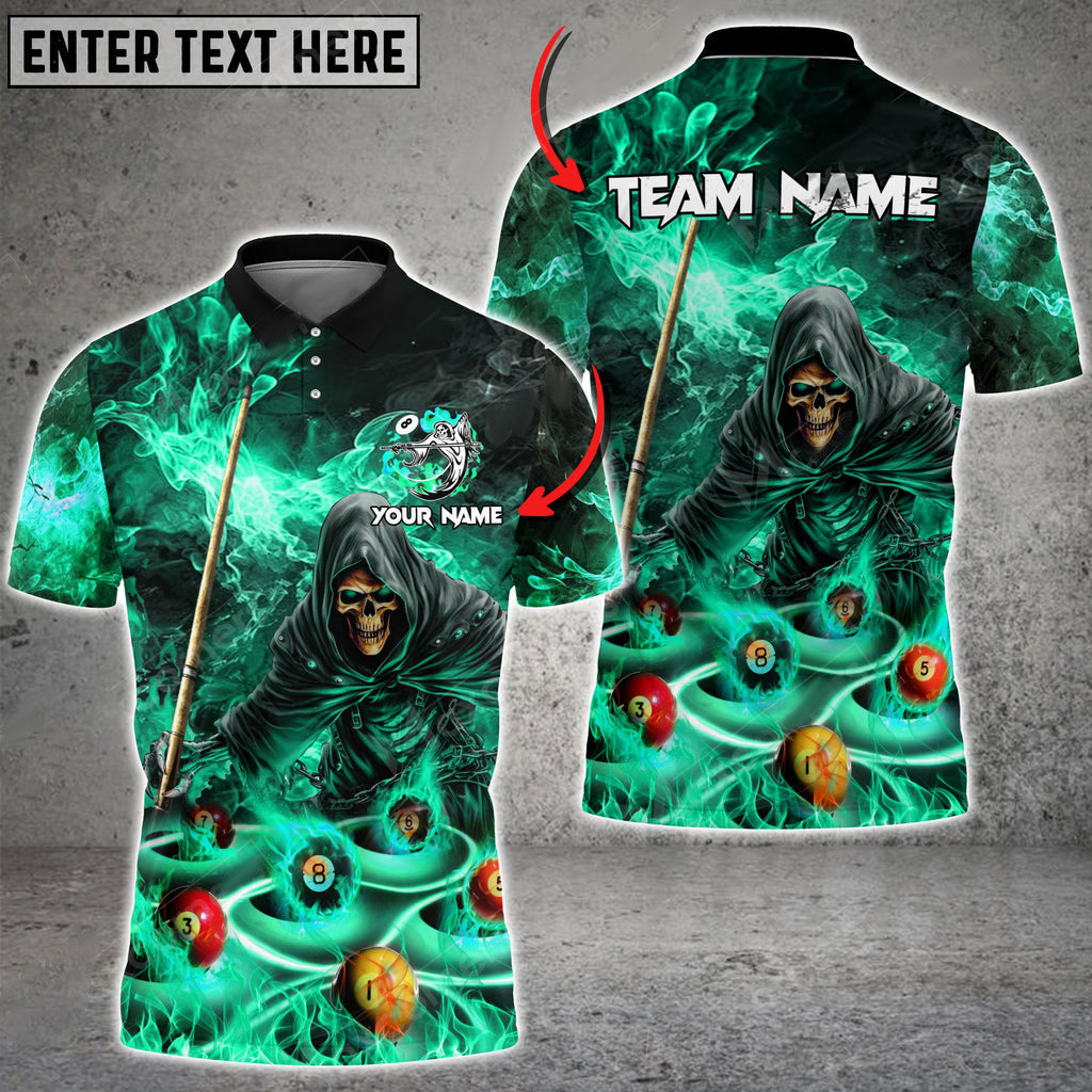 Frenzidea Billiards Lord Of Hell Personalized Name, Team Name Unisex Shirt ( 4 Colors )
