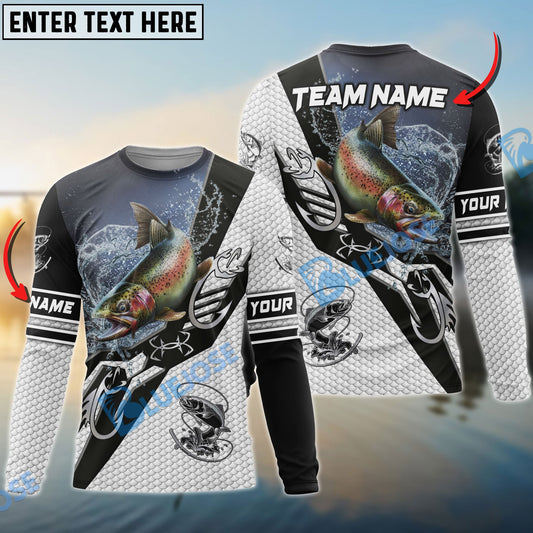Frenzidea Trout Fishing Target Locked Custom Name & Team Name 3D Shirts