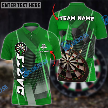 Frenzidea Darts Bling Arrow Personalized Name, Team Name 3D Shirt (6 Colors)