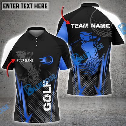 Frenzidea Golf Crack Golfer Customized Name, Team Name 3D Shirts (4 Colors)