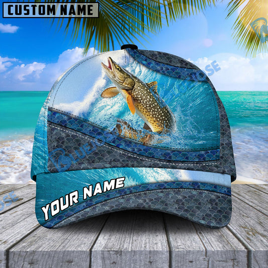 Frenzidea Magic Pike Fishing Personalized Cap