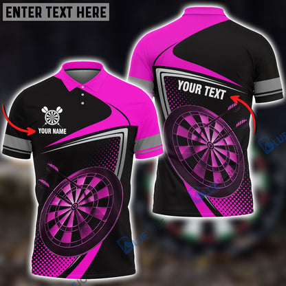 Frenzidea Love Darts Personalized Name 3D Shirt (6 Colors)